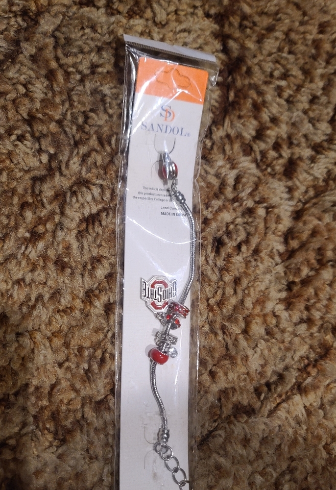 Ohio State Charm Bracelet